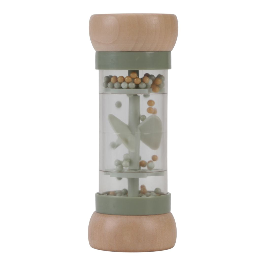 Hochet de pluie Little Farm vert