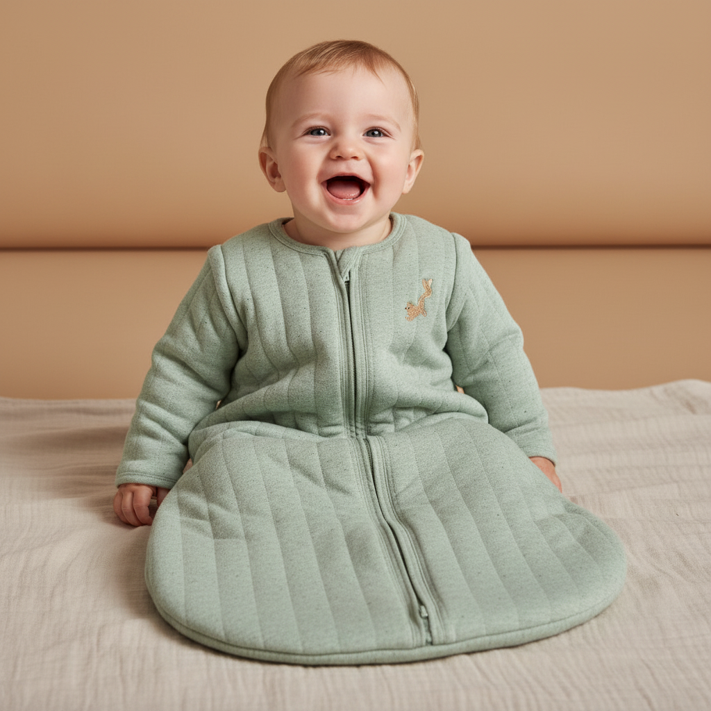 Gigoteuse d'hiver 110 cm Sauge | Little Dutch
