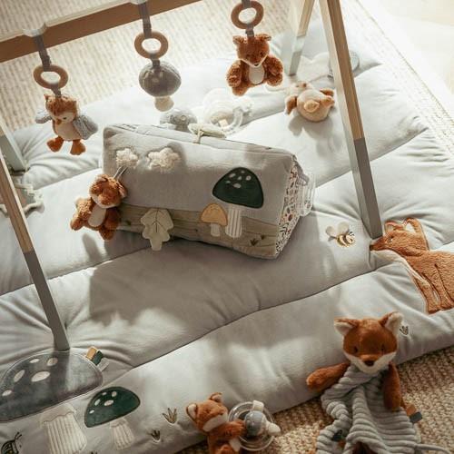 Little Dutch Schnuffeltuch Fuchs Forest Friends – weiches Schmusetuch mit Knoten und Schnullerschlaufe zum Kuscheln und Trösten