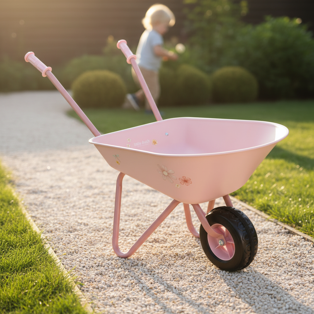 Brouette enfant Fairy Garden – Jouet de jardin à partir de 3 ans