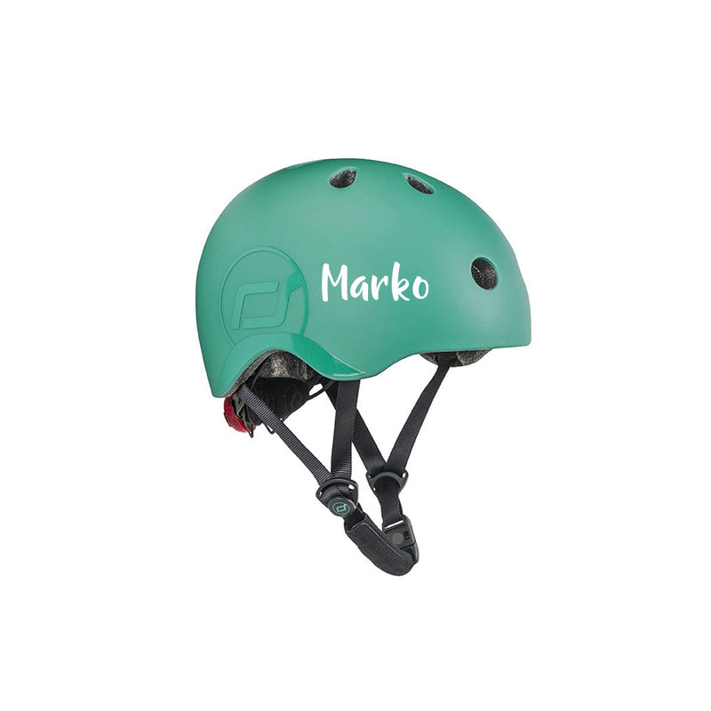 Casque de vélo taille SM, Forest | Scoot & Ride