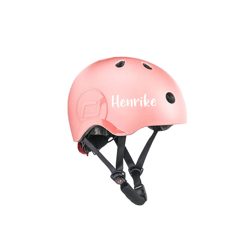 Casque de vélo taille SM, couleur pêche | Scoot & Ride