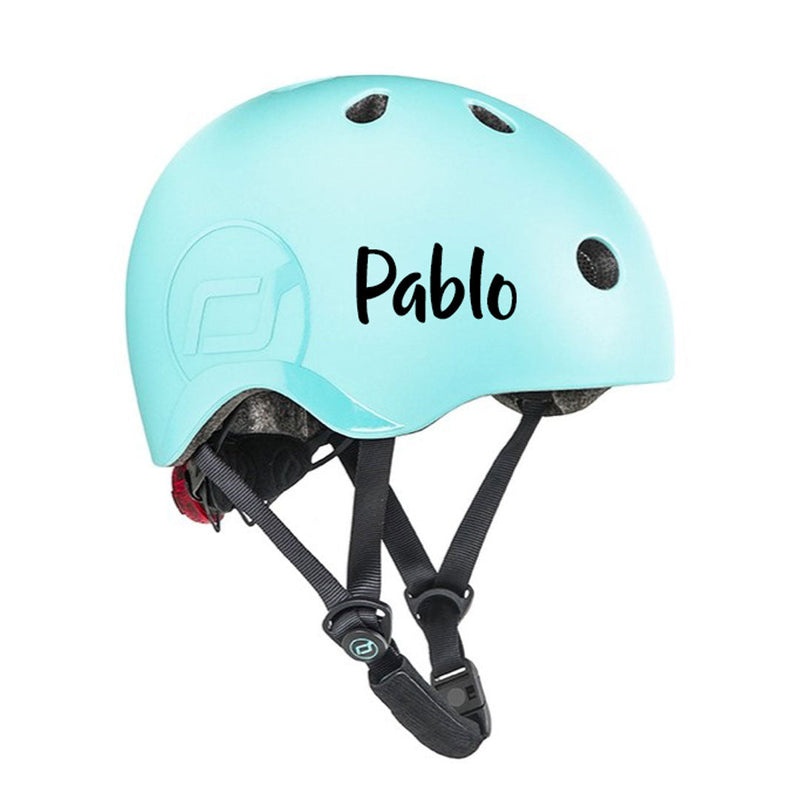 Casque de vélo taille SM, Myrtille | Scoot & Ride