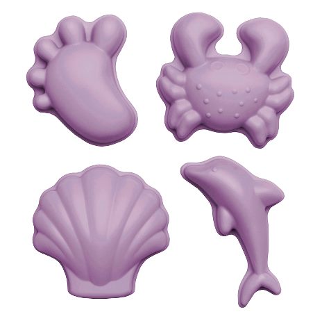 Moules à sable en silicone violet clair poussiéreux | Scrunch