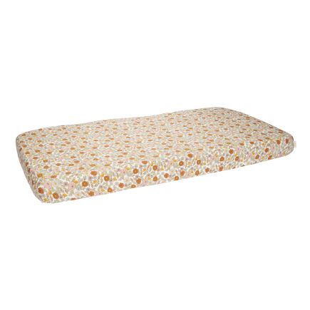 Fitted sheet for cradle Vintage Little Flowers 40 x 80 cm, multicolored | Little Dutch
