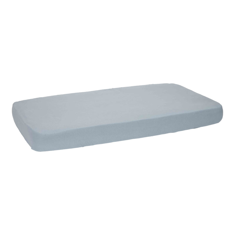 Fitted sheet for cradle Pure Denim Blue 40 x 80 cm | Little Dutch