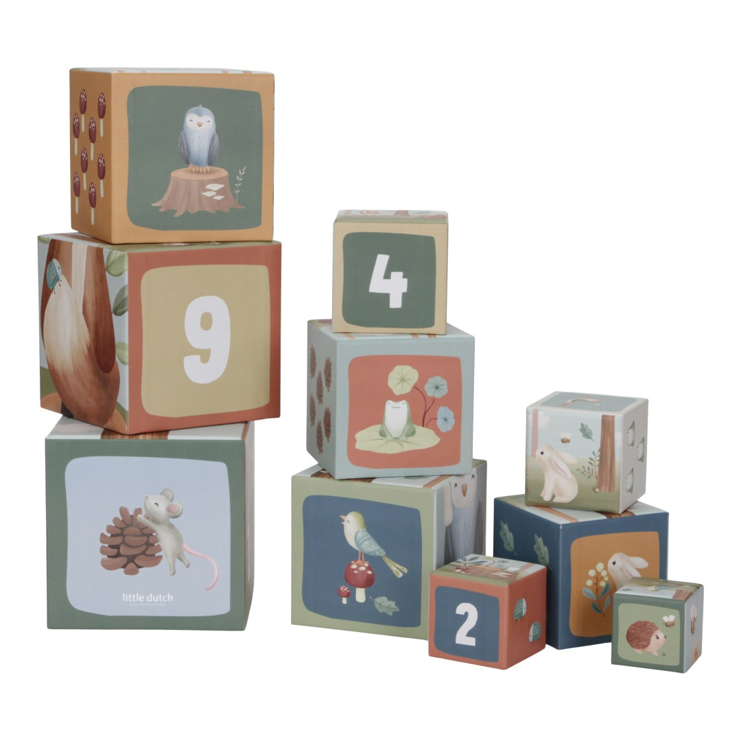 Stacking Blocks Forest Friends