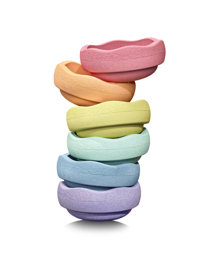 Staplelstein® Original Mini pastel arc-en-ciel | Stapelstein