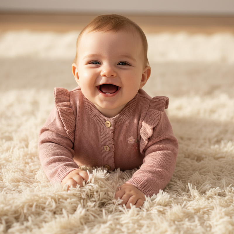 Baby Cardigan Fairy Pink | Little Dutch