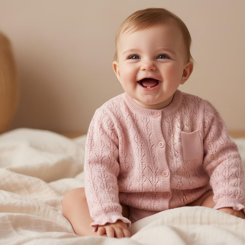 Cardigan Lotus – Soft Baby and Children's Jacket
