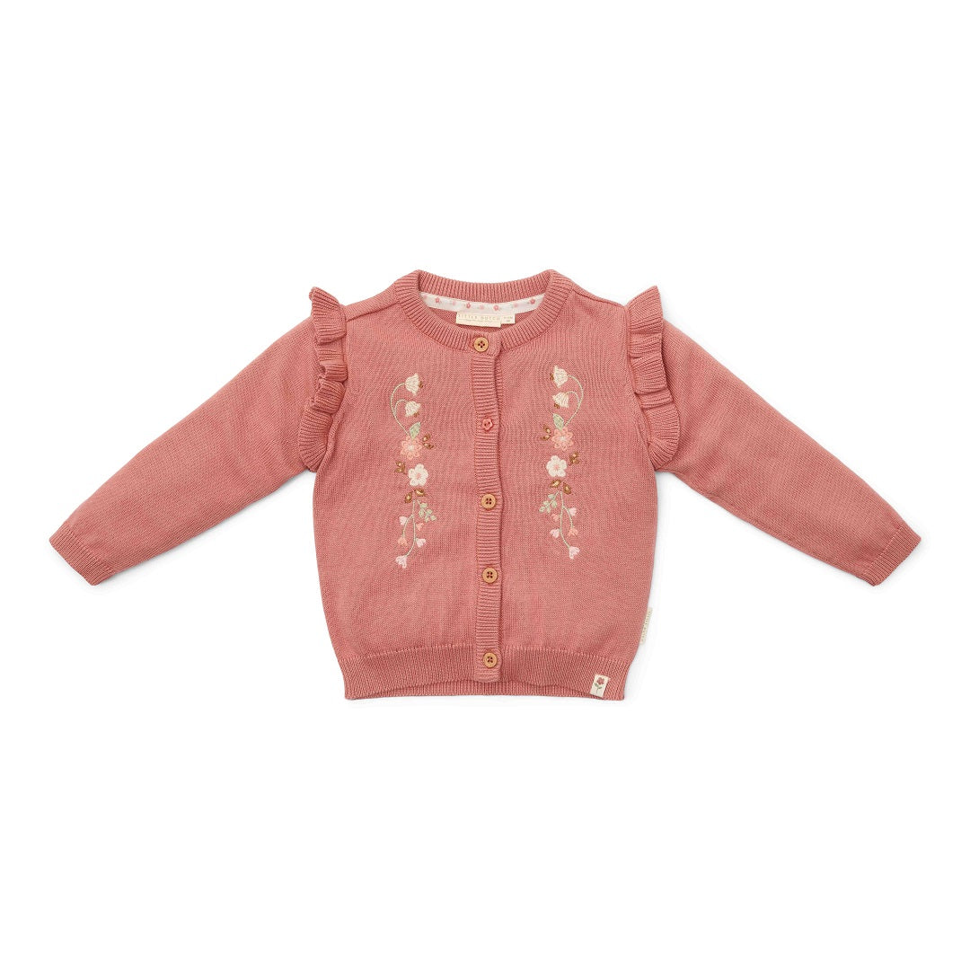 Strickjacke Warm Rose – Little Farm | Little Dutch