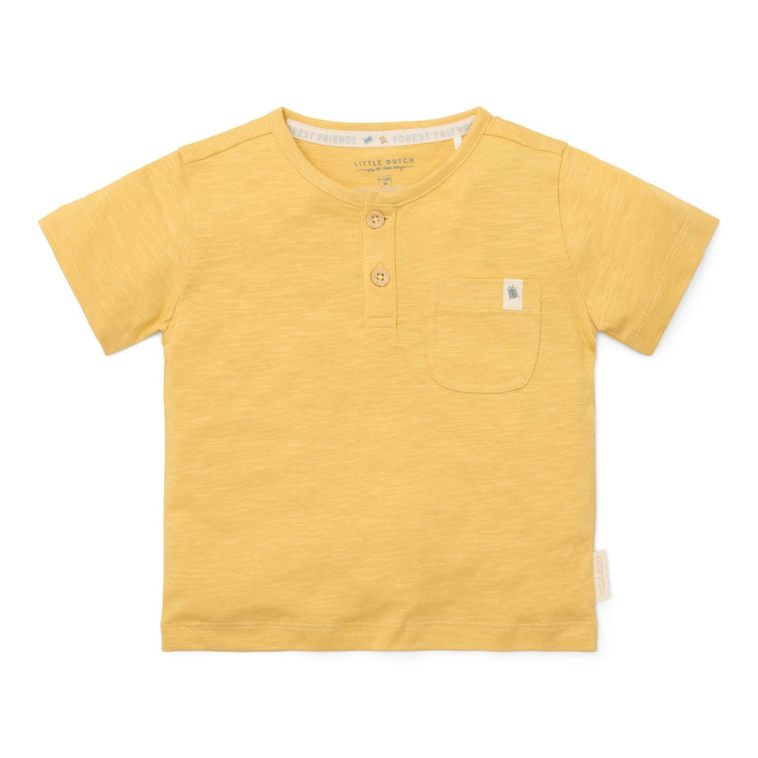 T-shirt manches courtes jaune | Little Dutch