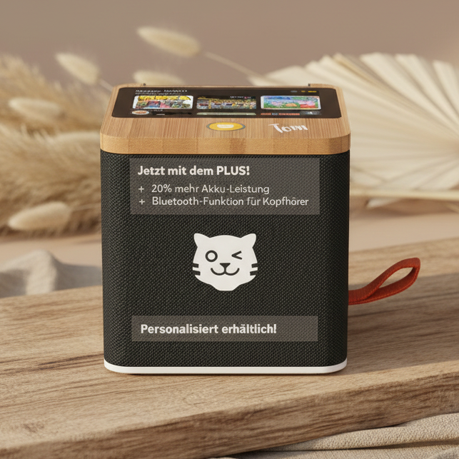 tigerbox TOUCH PLUS schwarz Bluetooth | by Schmatzepuffer® "personalisierbar"