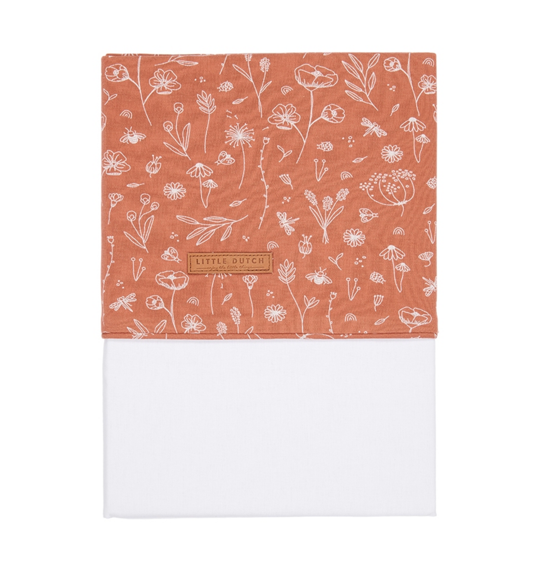 Drap-housse Wild Flowers Rust | Little Dutch