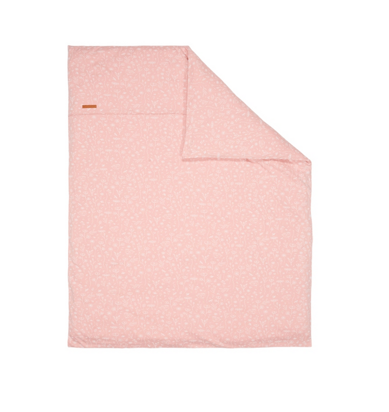 Housse de couette Wild Flowers, rose | Little Dutch