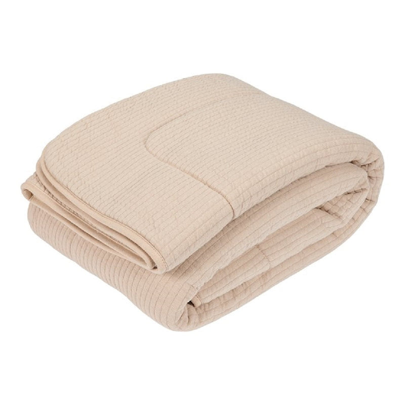 Couverture pour berceau Pure Beige | Little Dutch