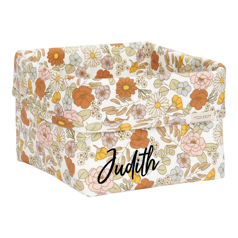 Nursing basket Vintage Little Flowers, small | Little Dutch