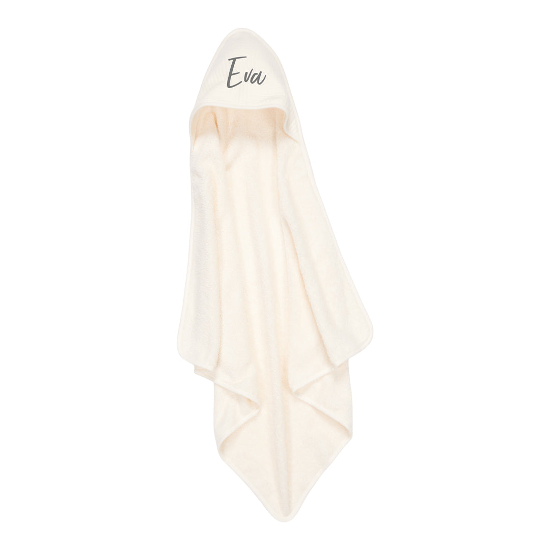 Serviette à capuche Pure Soft White | Little Dutch