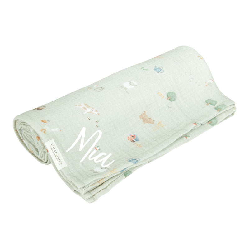 Lange en mousseline - Little Farm | Little Dutch