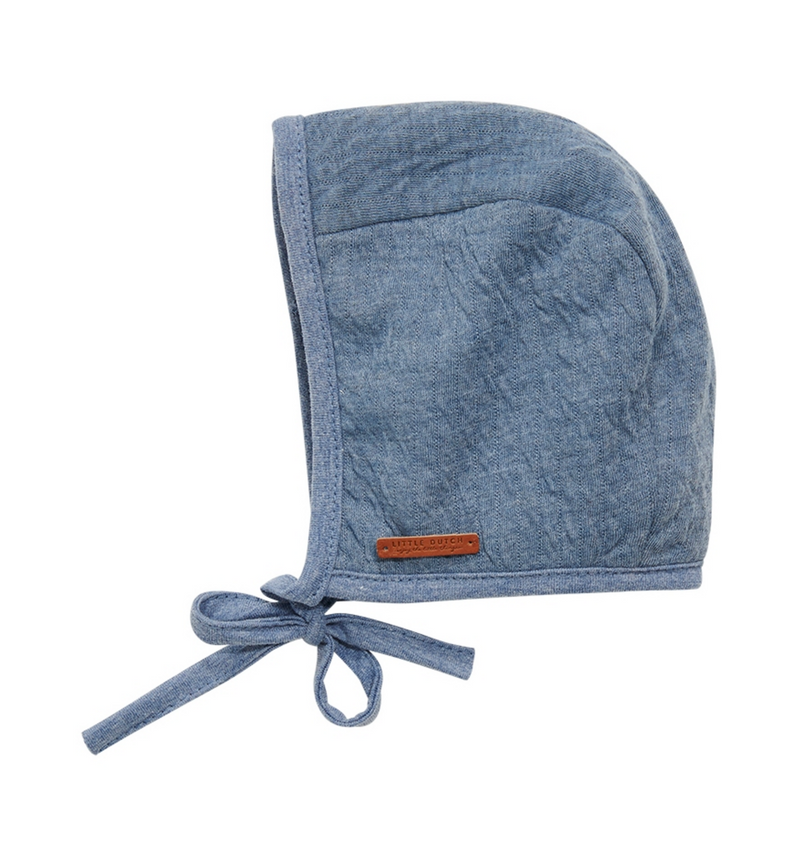 Little Dutch - Bonnet bébé bleu pur