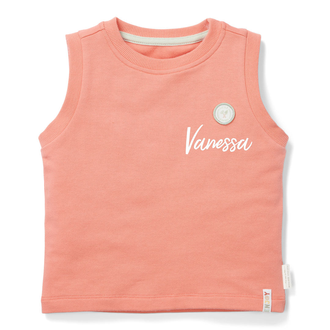 Top Little Farmer Rouge – Top pour enfants avec motif de ferme