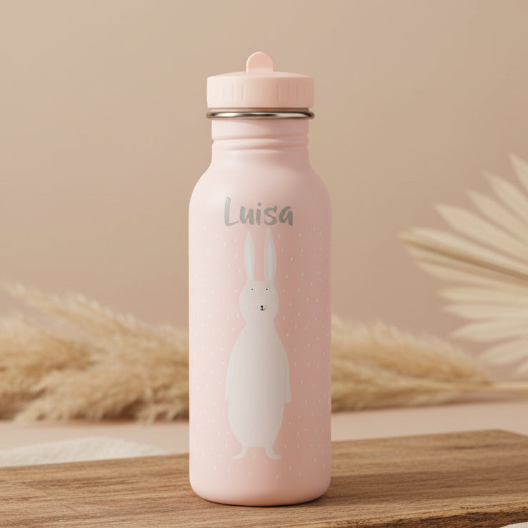 Trixie Trinkflasche Frau Hase 500 ml – personalisierbar