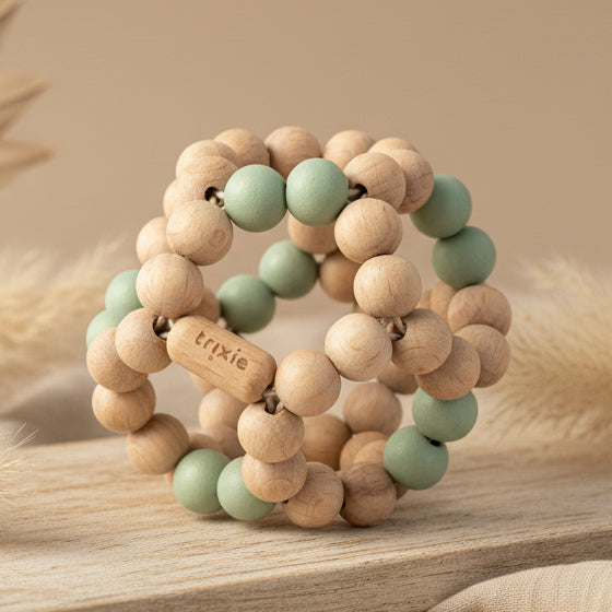 Perles en bois boules - Menthe | Trixie