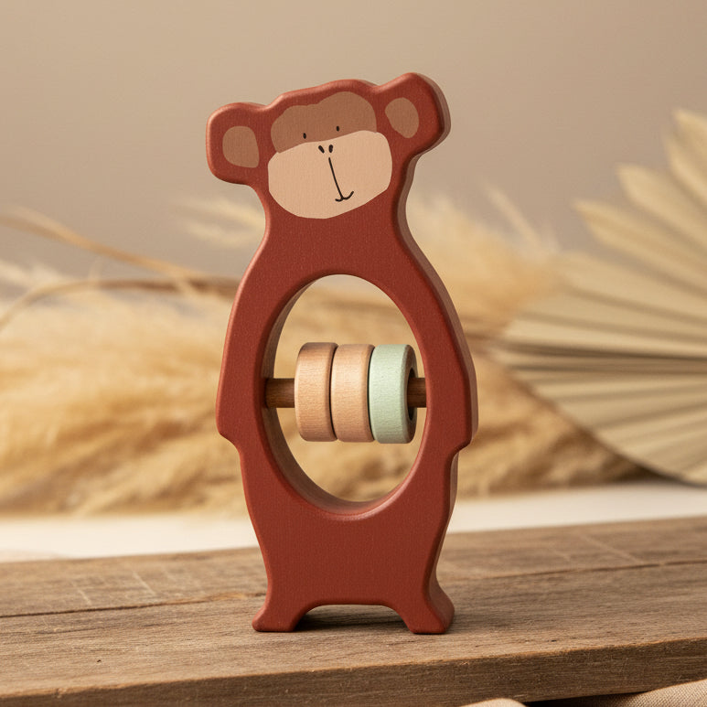 Hochet en bois – M. Singe | Trixie