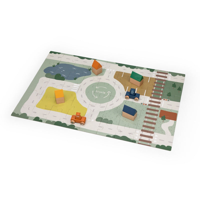 Puzzle de rue en bois | Trixie