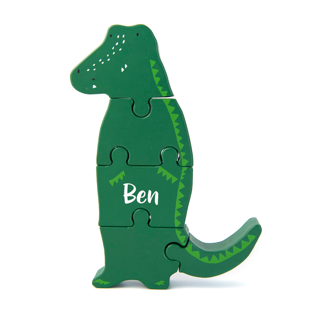 Puzzle en bois – Monsieur Crocodile | Trixie