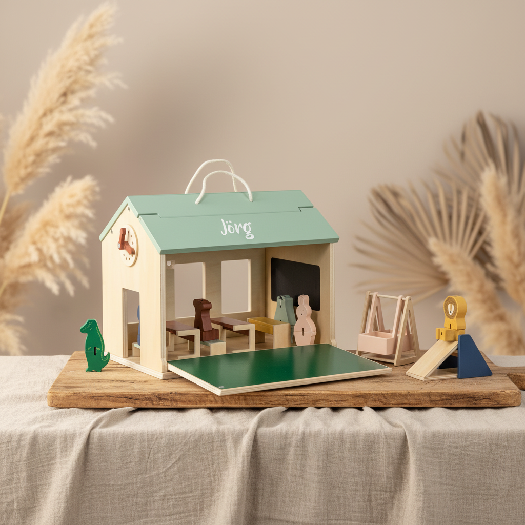 École avec accessoires en bois | Trixie