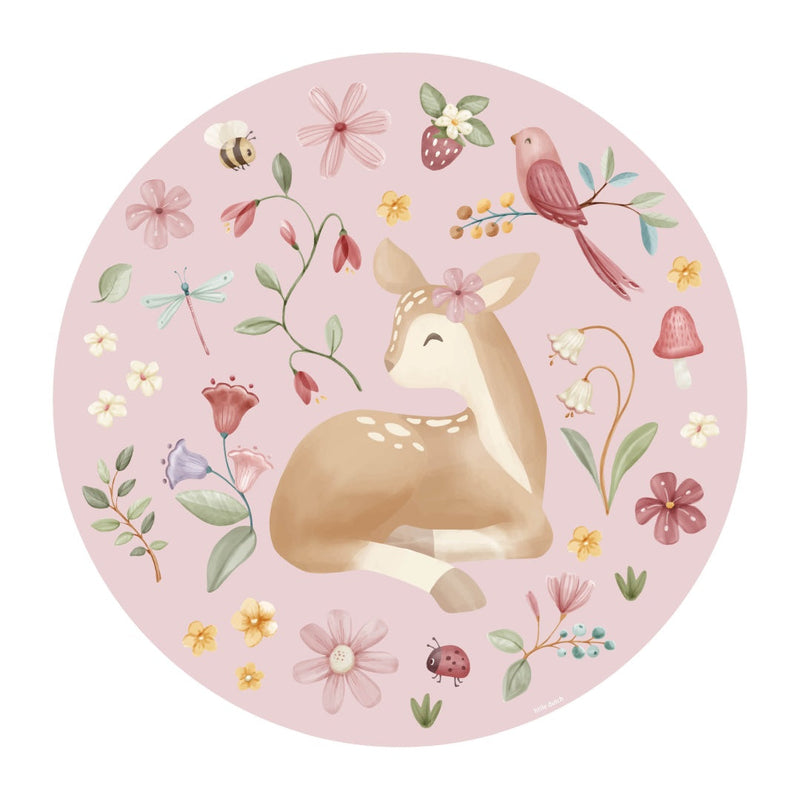 Papier peint intissé rond Fairy Garden | Little Dutch