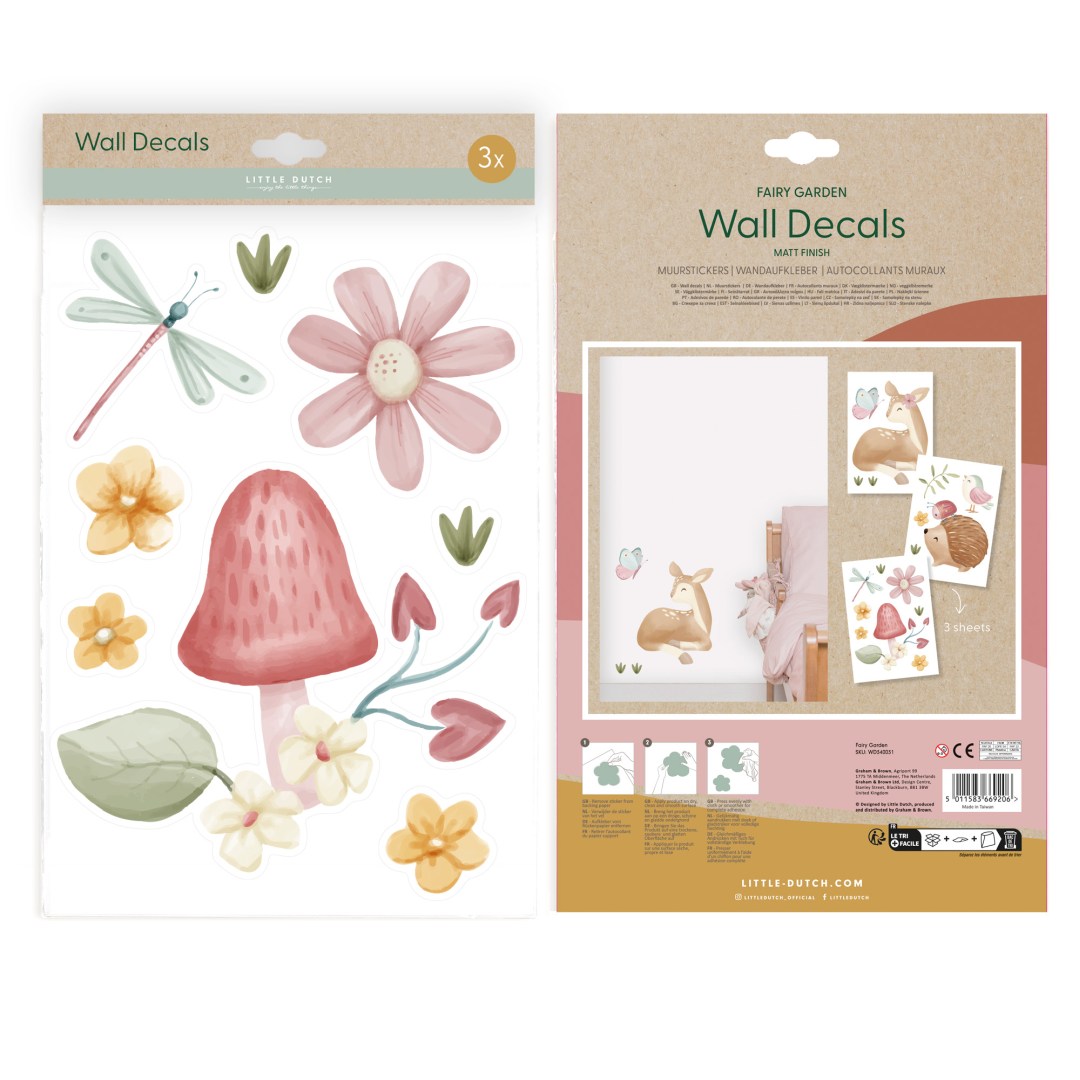 Sticker mural Jardin des Fées | Little Dutch