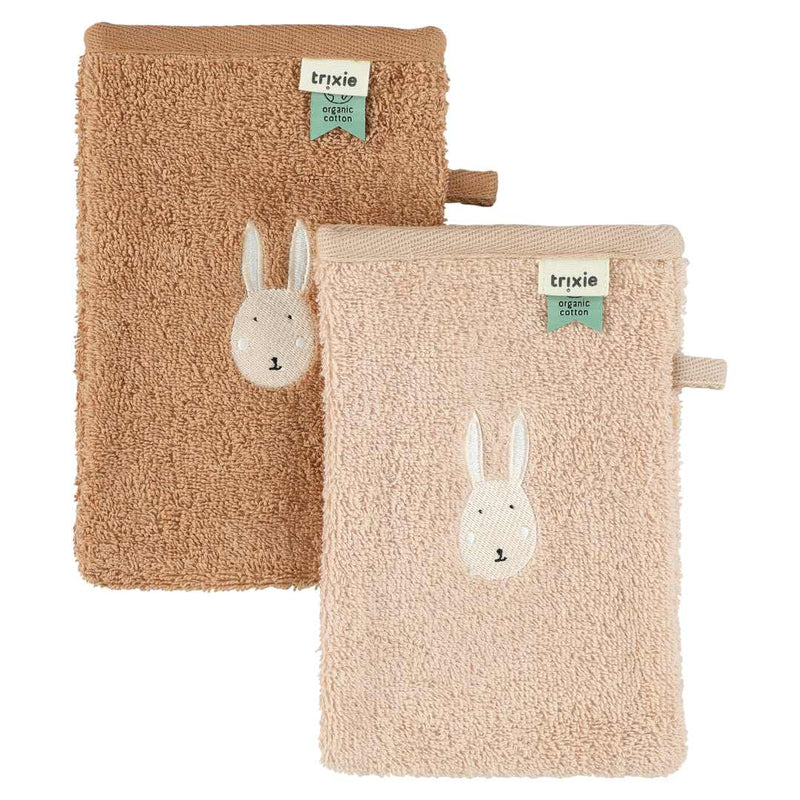 Lot de 2 gants de toilette – Mrs. Rabbit | Trixie