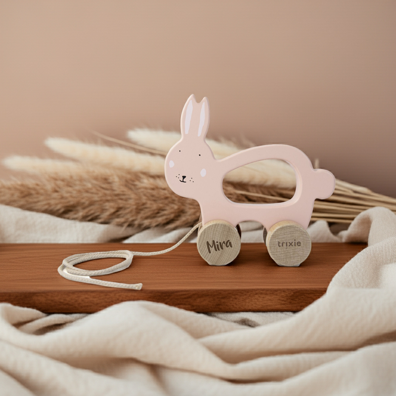 Jouet à tirer en bois – Madame Lapin | Trixie
