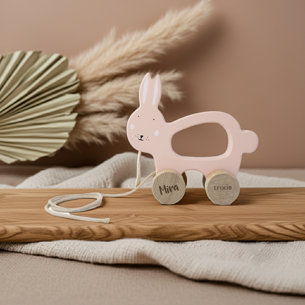 Jouet à tirer en bois – Madame Lapin | Trixie