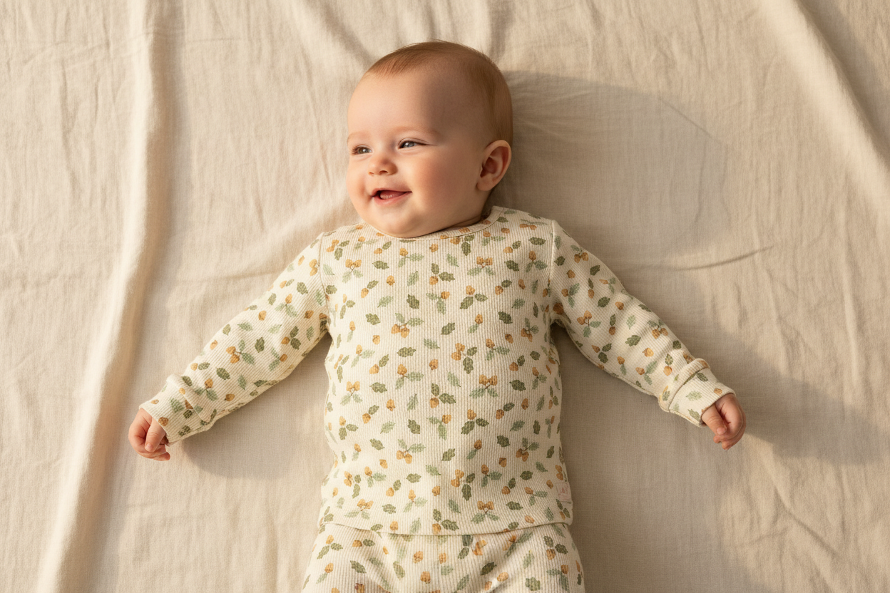 Pyjama deux pièces Glands et Feuilles - Vêtements de nuit | Little Dutch