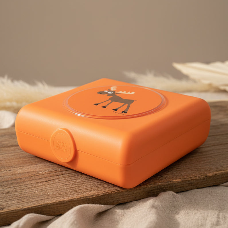 Carl Oscar SandwichBOX Orange mit Klappverschluss