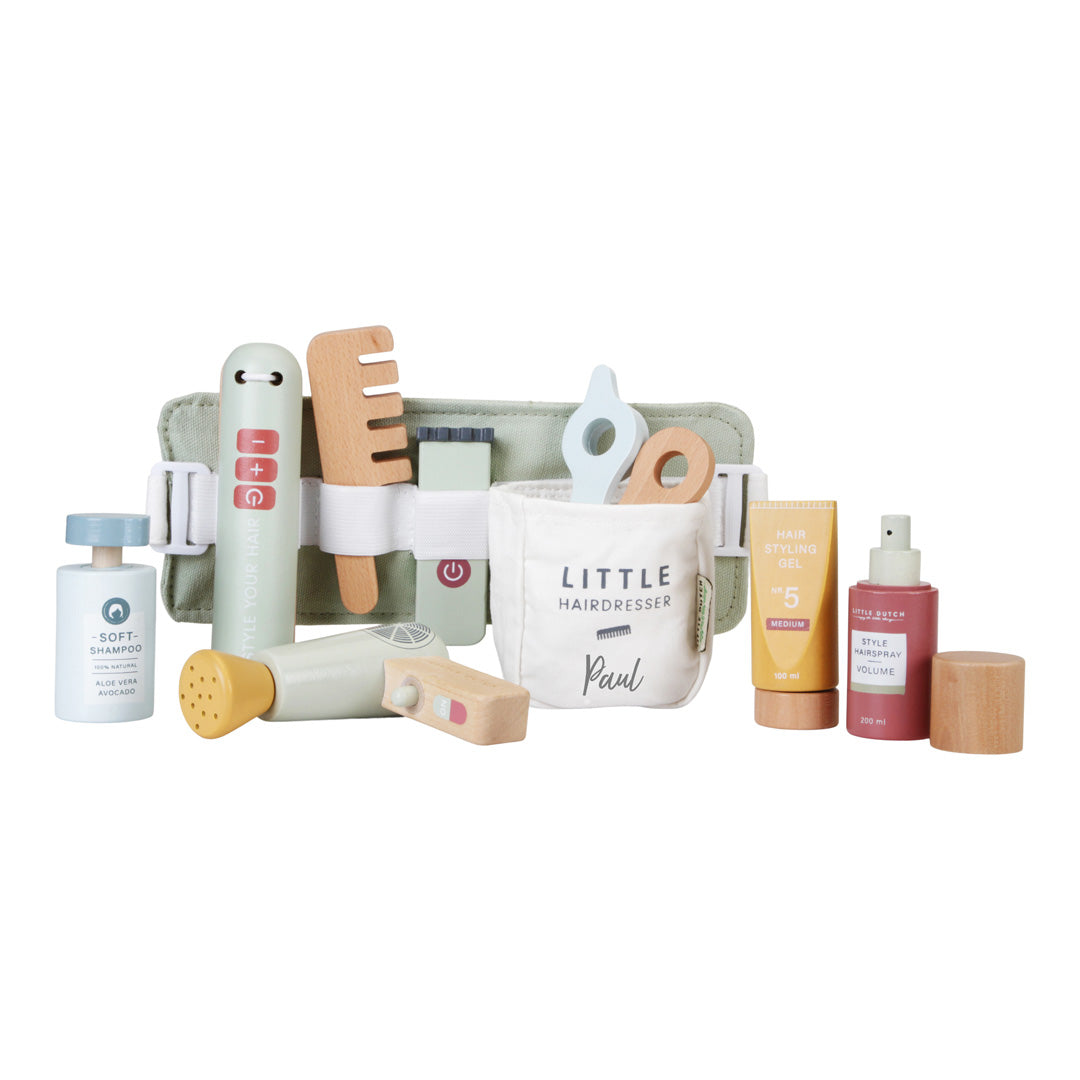 Set de coiffure en bois pour enfants