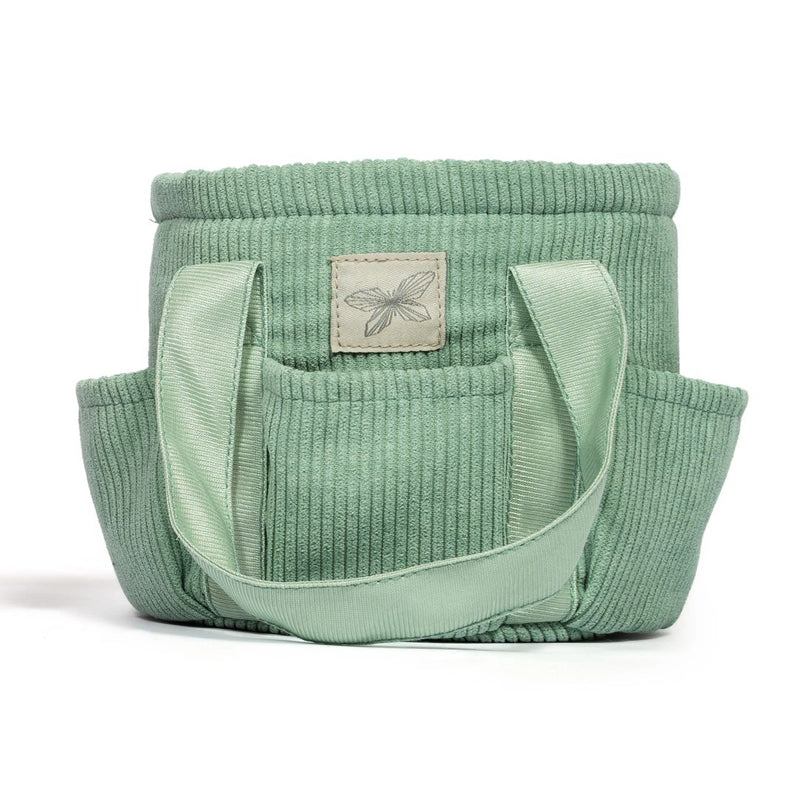 Sac de pansage Hobby Horse en velours côtelé vert | par Astrup