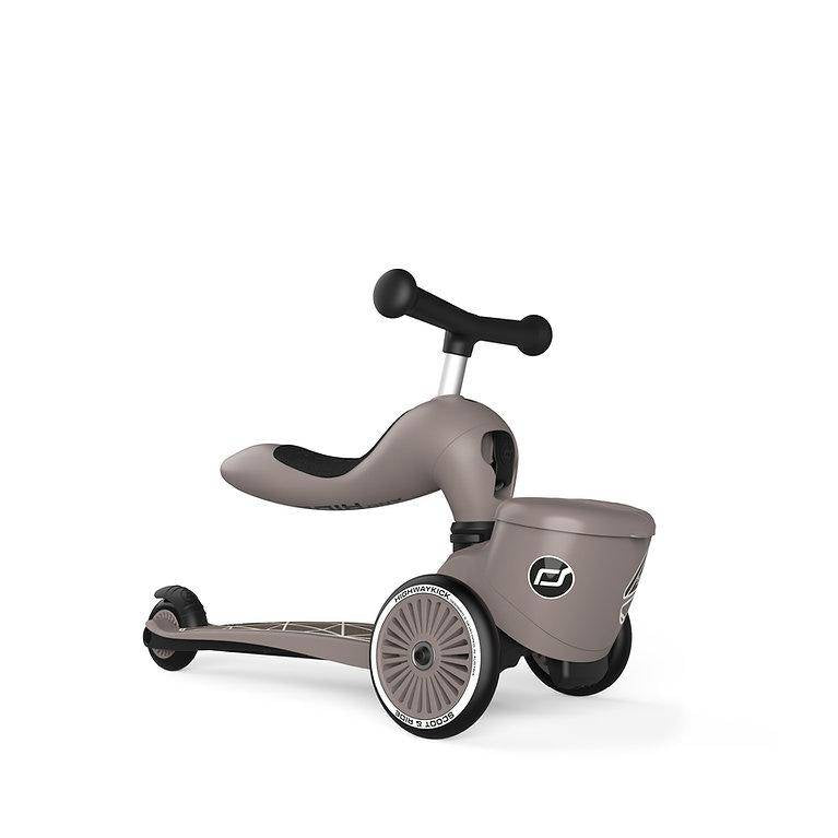 Highwaykick 1 Lifestyle lignes marron | Roulez en trottinette