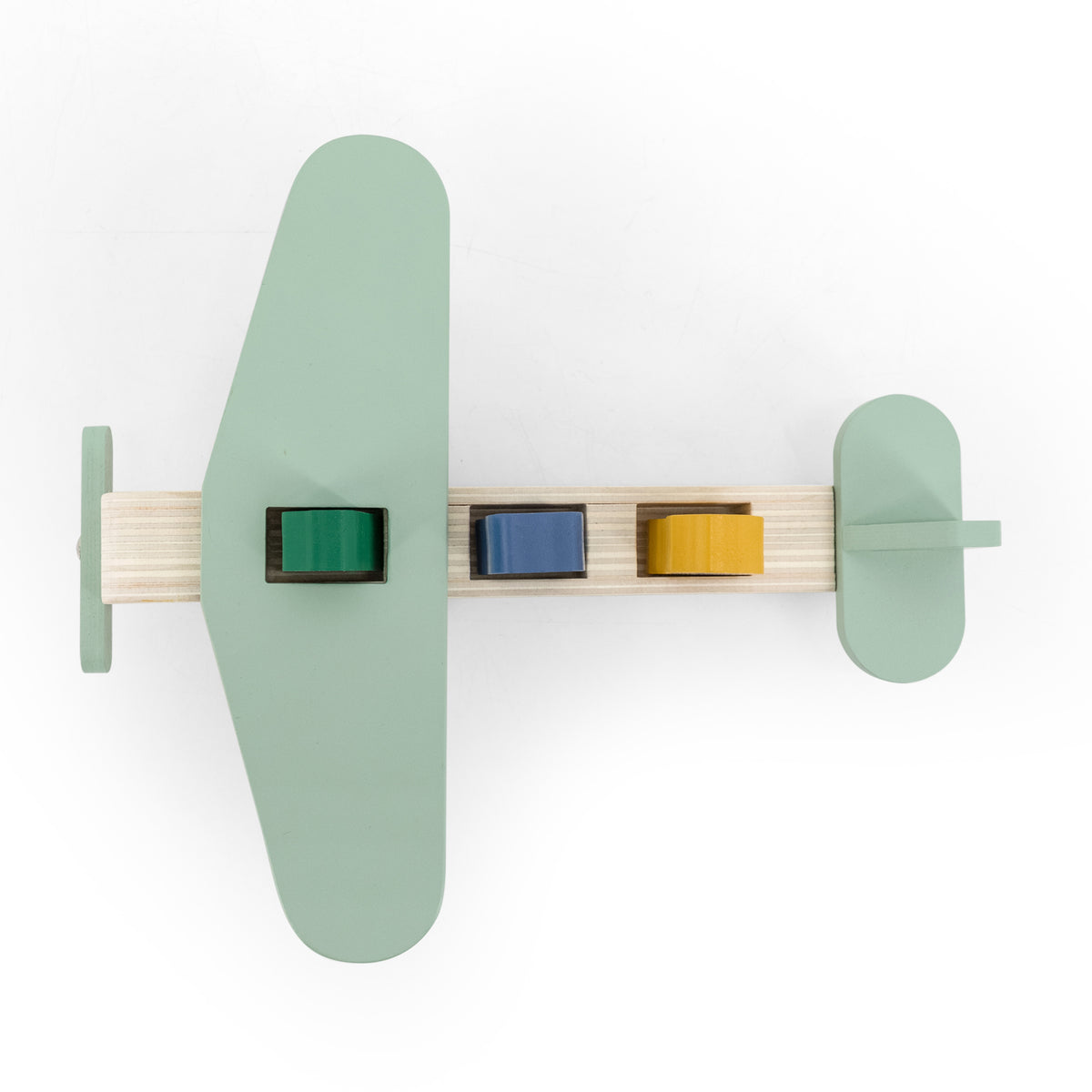 Avion en bois avec animaux – personnalisable | Trixie