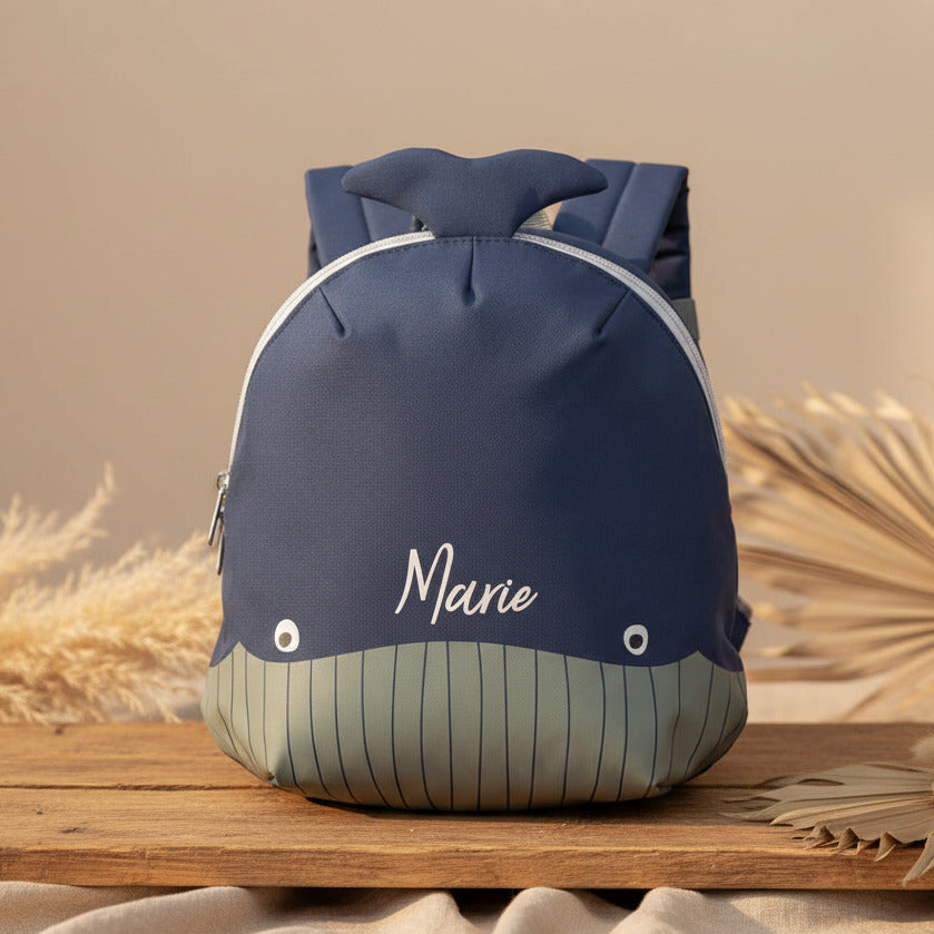 Rucksack Wal klein, dunkelblau | Lässig