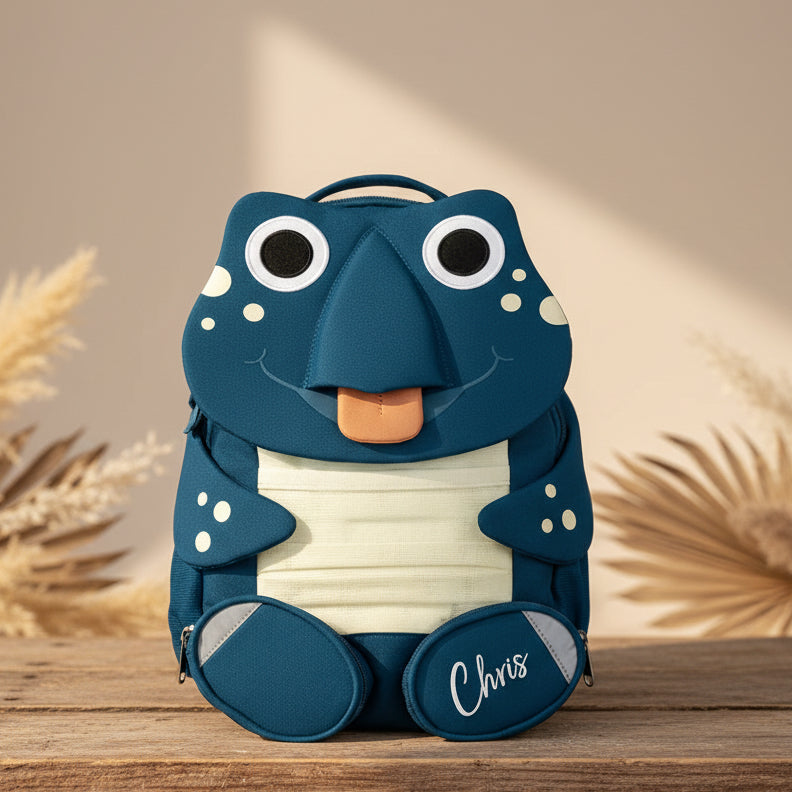 Kinderrucksack mit Schildkroeten Motiv fuer Kindergarten, Ausfluege und Alltag mit viel Stauraum und angenehmem Tragekomfort