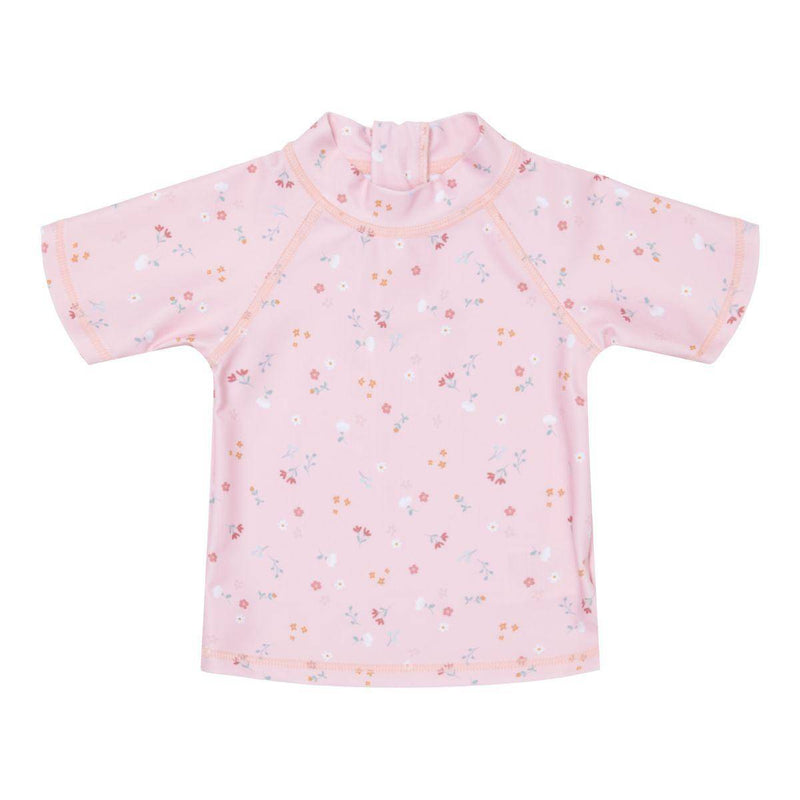 Little Dutch Badeshirt Little Pink Flowers in Pink