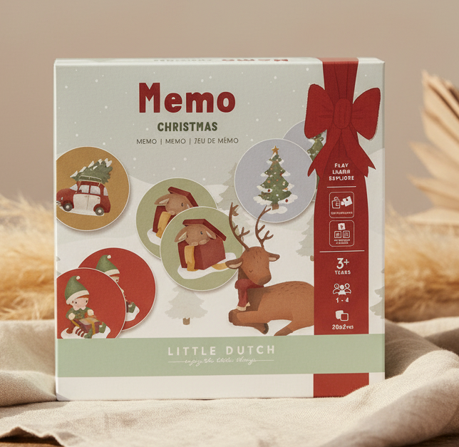 Jeu de mémoire Noël – Jeu de cartes hivernal pour enfants