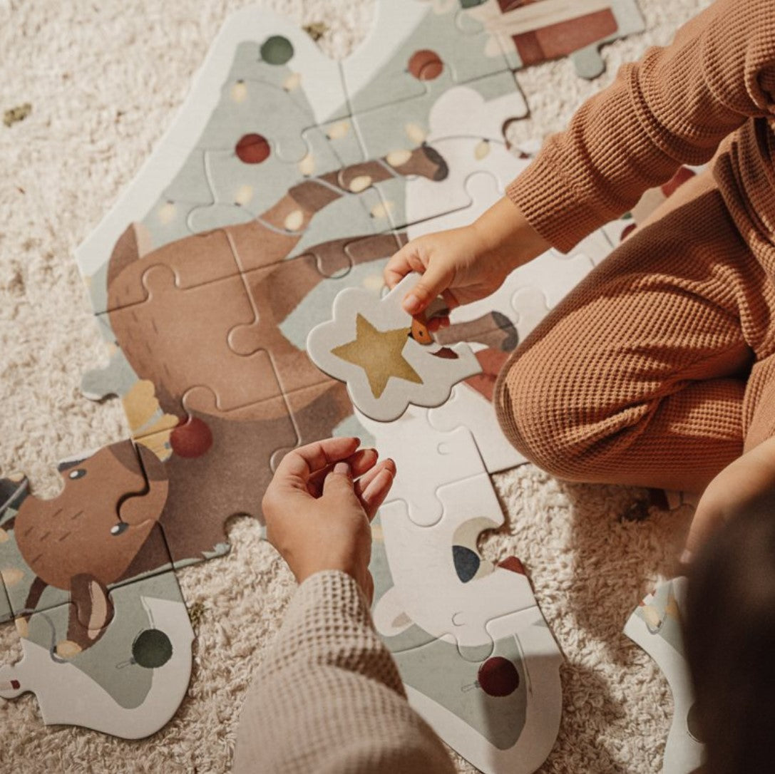 Puzzle de Noël XL – Grand puzzle pour enfants pour la période de Noël