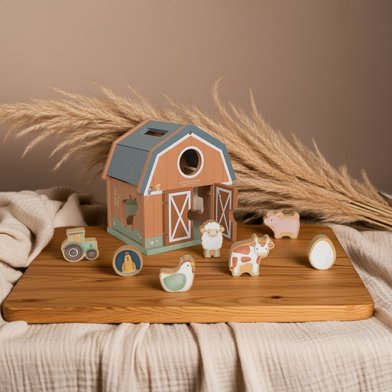 Formen-Steckspiel Little Farm