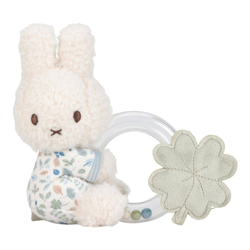 Anneau de dentition hochet Lapin Lucky Leaves x Miffy