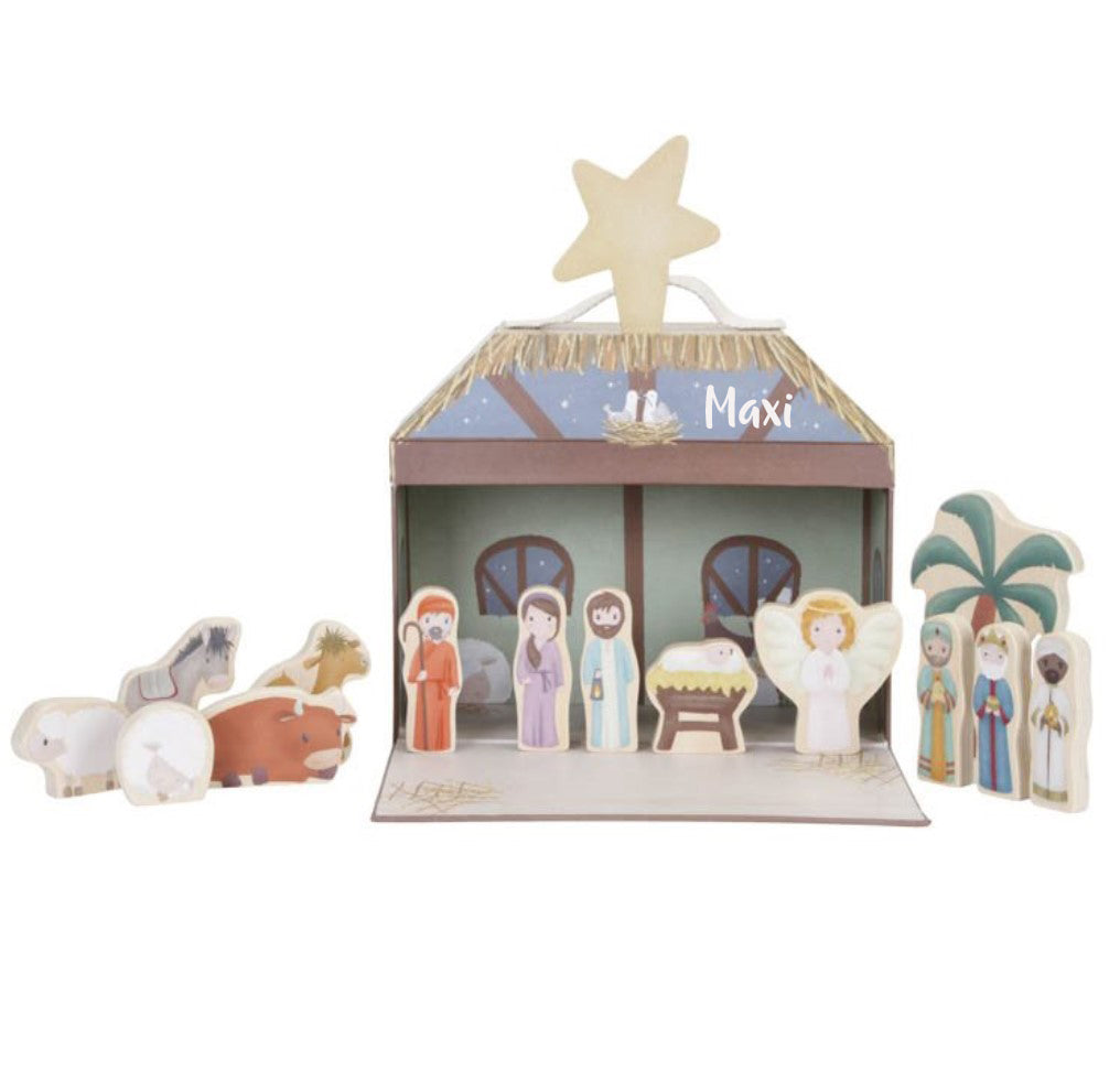 Crèche de Noël X-Mas avec valisette de jeu